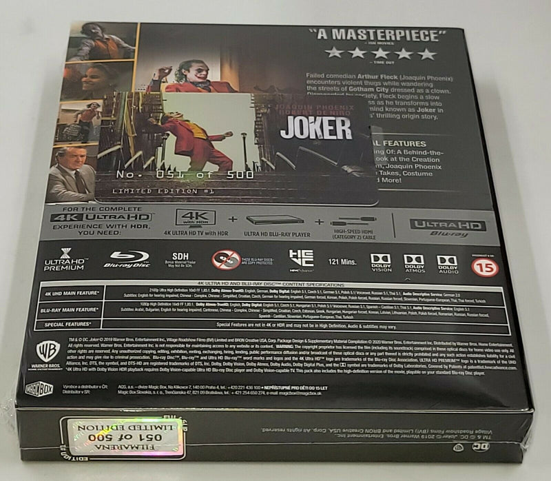 JOKER [4K UHD + 2D] Blu-ray STEELBOOK [FILMARENA] FULLSLIP EDITION <LOW 