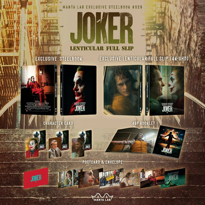 JOKER [4K UHD + 2D] Blu-ray STEELBOOK BOXSET [MANTA LAB] 1-CLICK EDITION <LOW #017/500>