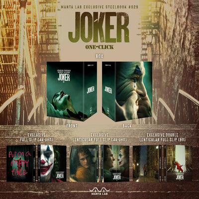 JOKER [4K UHD + 2D] Blu-ray STEELBOOK BOXSET [MANTA LAB] 1-CLICK EDITION <LOW #017/500>