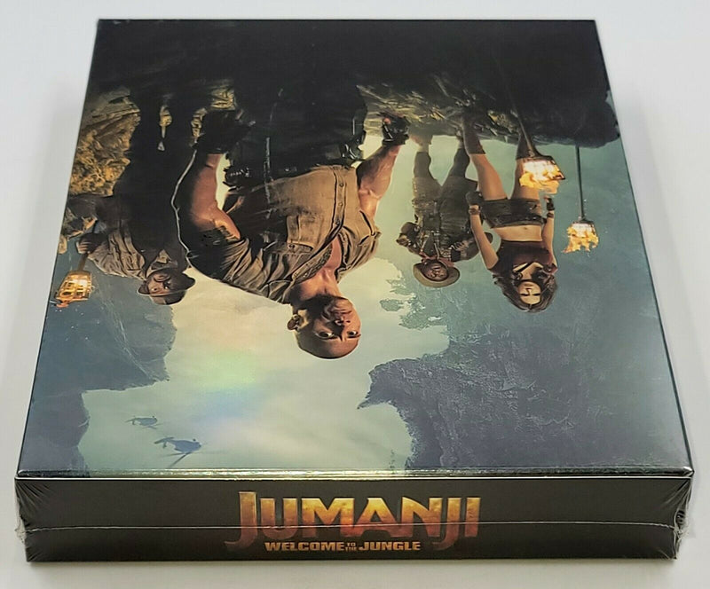 JUMANJI WELCOME TO THE JUNGLE [2D + 3D] Blu-ray STEELBOOK [HDZETA] <LOW 