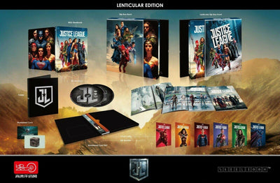 JUSTICE LEAGUE [4K UHD + 3D + 2D] Blu-ray STEELBOOK BOXSET [HDZETA] 1-CLICK EDITION **PLEASE READ DESCRIPTION**