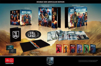 JUSTICE LEAGUE [4K UHD + 3D + 2D] Blu-ray STEELBOOK BOXSET [HDZETA] 1-CLICK EDITION **PLEASE READ DESCRIPTION**