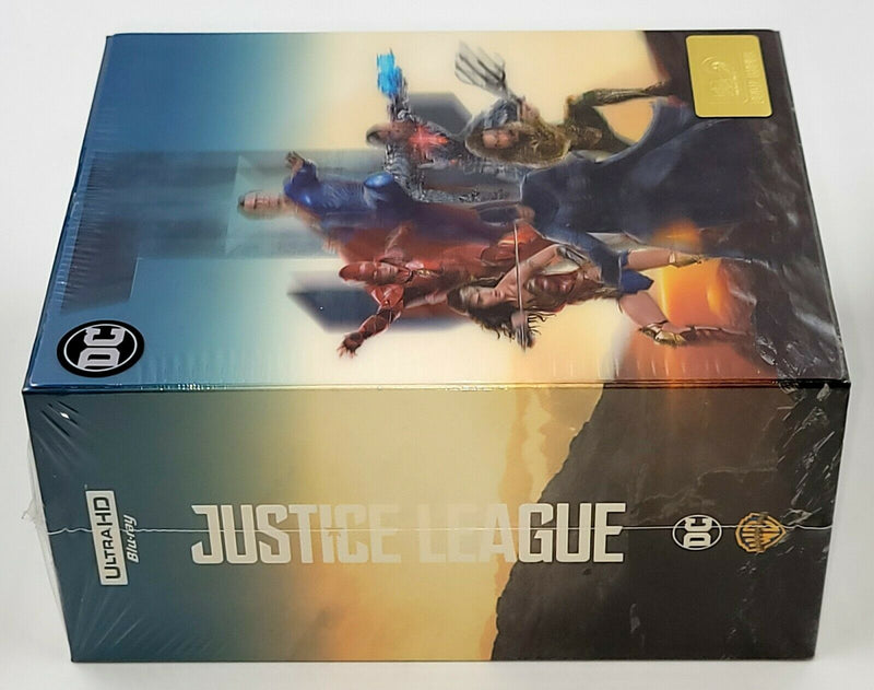 JUSTICE LEAGUE [4K UHD + 3D + 2D] Blu-ray STEELBOOK BOXSET [HDZETA] 1-CLICK EDITION **PLEASE READ DESCRIPTION**