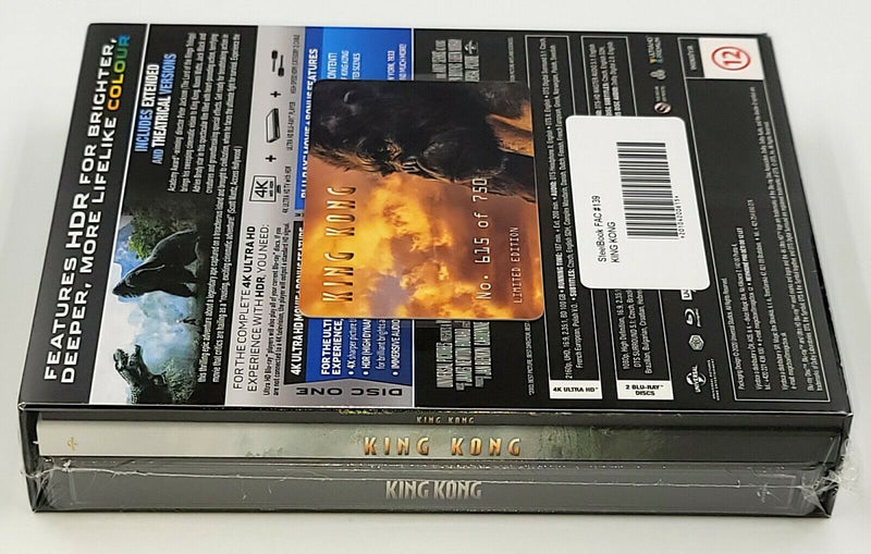 KING KONG [4K UHD + 2D] Blu-ray STEELBOOK [FILMARENA] XL FULLSLIP