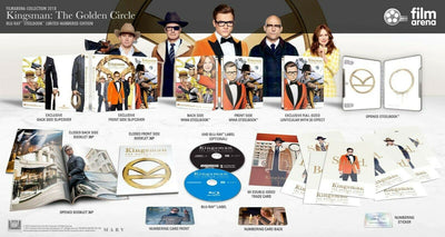 KINGSMAN: THE GOLDEN CIRCLE Blu-ray STEELBOOK [FILMARENA] FULLSLIP <LOW #039/750>