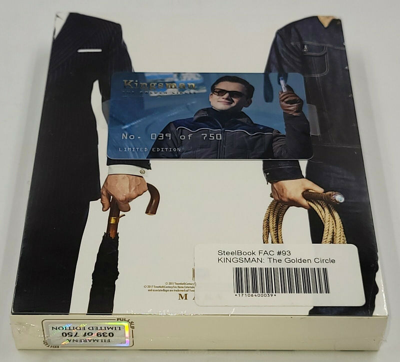 KINGSMAN: THE GOLDEN CIRCLE Blu-ray STEELBOOK [FILMARENA] FULLSLIP <LOW 