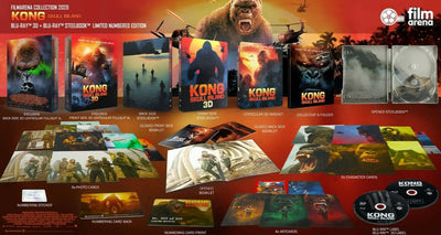 KONG: SKULL ISLAND [2D + 3D] Blu-ray STEELBOOK [FILMARENA] XL LENTICULAR <#048>