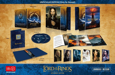 LORD OF THE RINGS TRILOGY 4K UHD Blu-ray STEELBOOK BOXSET [HDZETA] *PLEASE READ*