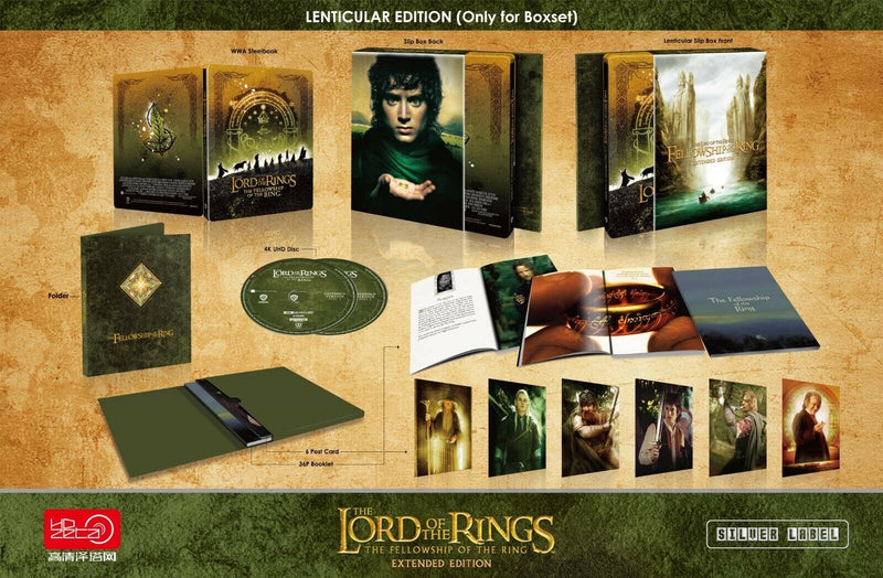 LORD OF THE RINGS TRILOGY 4K UHD Blu-ray STEELBOOK BOXSET [HDZETA] *PLEASE READ*