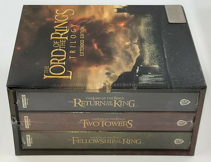 LORD OF THE RINGS TRILOGY 4K UHD Blu-ray STEELBOOK BOXSET [HDZETA] *PLEASE READ*