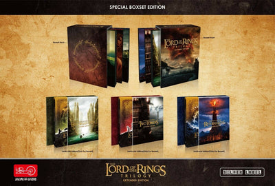 LORD OF THE RINGS TRILOGY 4K UHD Blu-ray STEELBOOK BOXSET [HDZETA] *PLEASE READ*