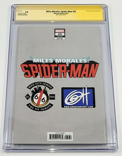 MILES MORALES: SPIDER-MAN #25 (GREG HORN VIRGIN VARIANT COVER B) SS CGC 9.8