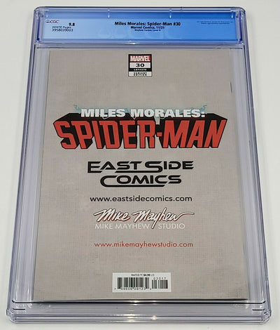 MILES MORALES SPIDER-MAN #30 (MIKE MAYHEW GOLD VARIANT COVER B) CGC 9.8