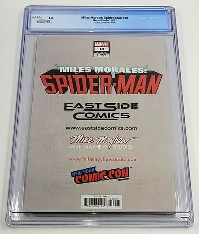 MILES MORALES SPIDER-MAN #30 (MIKE MAYHEW COVER) NYCC EXCLUSIVE CGC 9.8