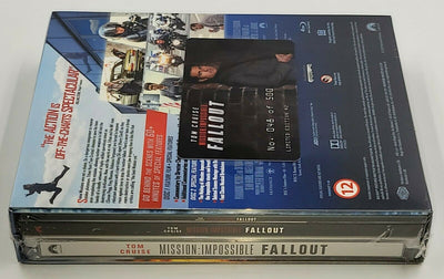 MISSION IMPOSSIBLE FALLOUT [2D + BONUS] Blu-ray STEELBOOK [FILMARENA] XL FULLSLIP <#048/500>