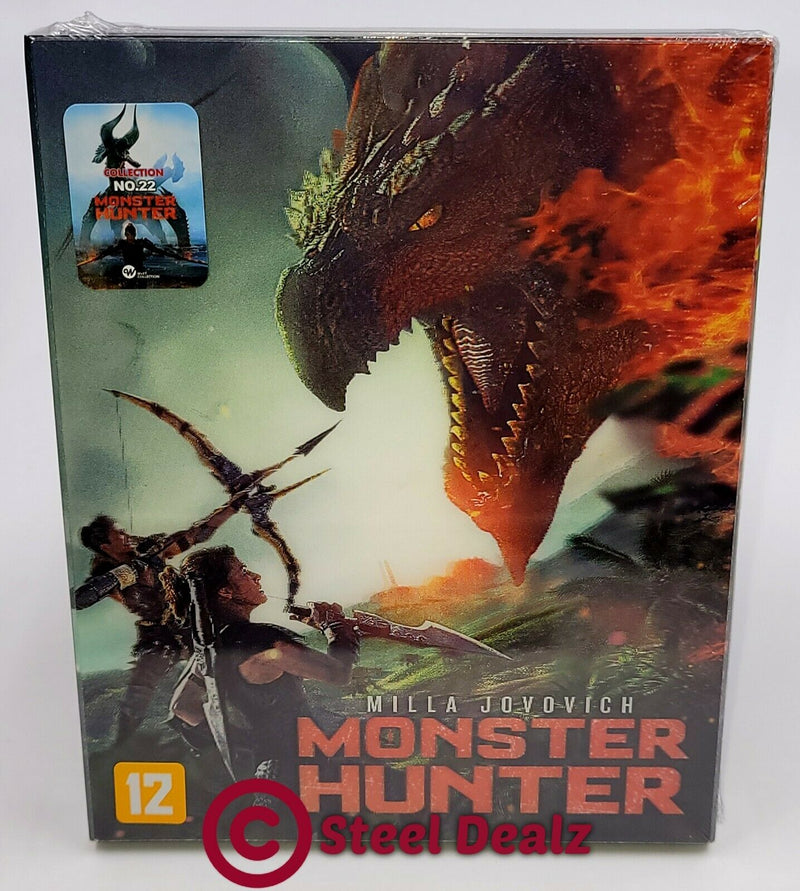 MONSTER HUNTER [4K UHD + 2D] Blu-ray STEELBOOK [THE WeET COLLECTION] LENTICULAR <