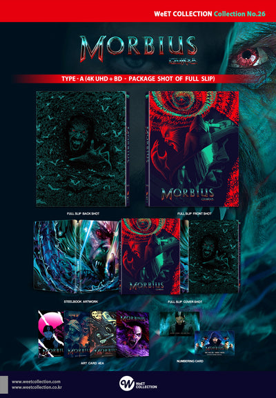 MORBIUS [4K UHD + 2D] Blu-ray STEELBOOK [WEET COLLECTION] FULLSLIP