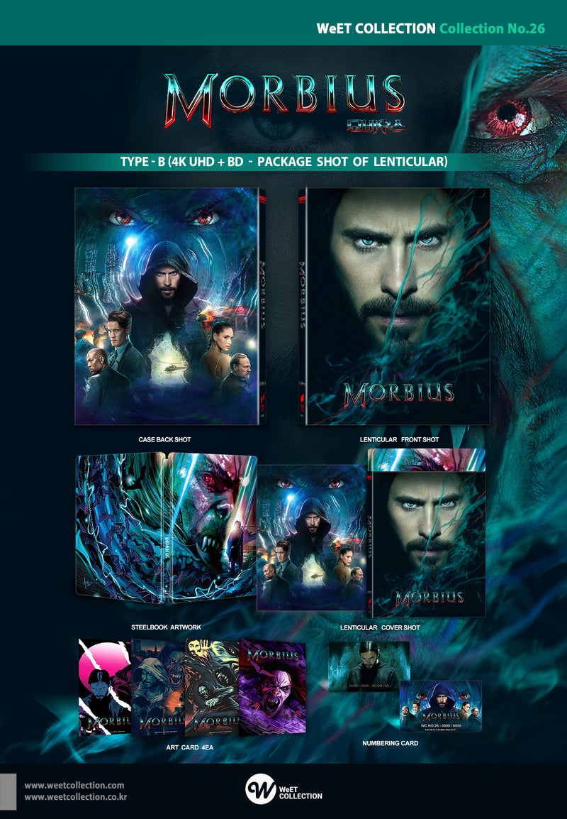 MORBIUS [4K +2D] Blu-ray STEELBOOK SET [WeET COLLECTION] 