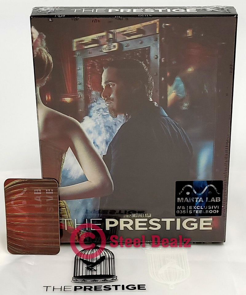 THE PRESTIGE [4K UHD +  2D] Blu-ray STEELBOOK [MANTA LAB]  DOUBLE LENTICULAR