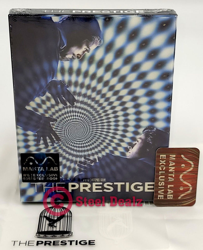 THE PRESTIGE [4K UHD +  2D] Blu-ray STEELBOOK [MANTA LAB]  LENTICULAR 