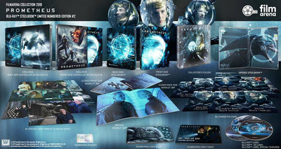 PROMETHEUS [2D + 3D] Blu-ray STEELBOOK [FILMARENA] XL DOUBLE LENTICULAR <#097/500>