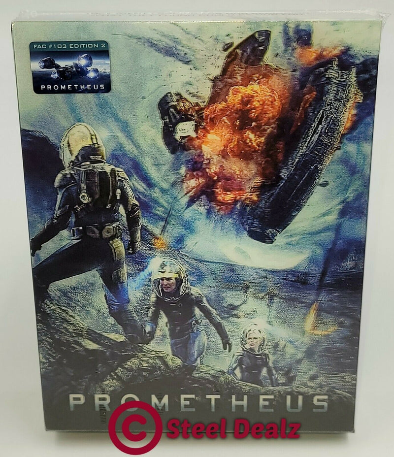 PROMETHEUS [2D + 3D] Blu-ray STEELBOOK [FILMARENA] XL DOUBLE LENTICULAR <