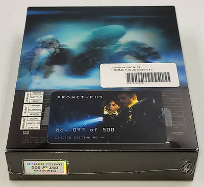 PROMETHEUS [2D + 3D] Blu-ray STEELBOOK [FILMARENA] XL DOUBLE LENTICULAR <#097/500>