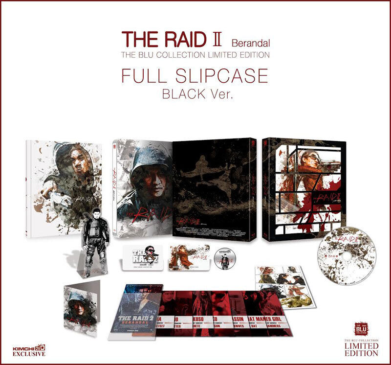 THE RAID II BERANDAL Blu-ray STEELBOOK [KIMCHIDVD] FULLSLIP BLACK VERSION LE