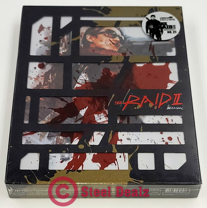 THE RAID II BERANDAL Blu-ray STEELBOOK [KIMCHIDVD] FULLSLIP BLACK VERSION LE