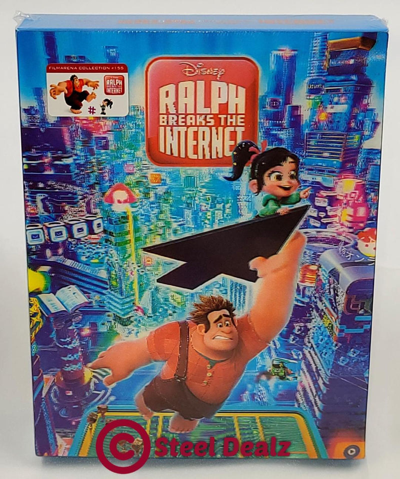 RALPH BREAKS THE INTERNET Blu-ray STEELBOOK [FILMARENA] XL DOUBLE LENTICULAR