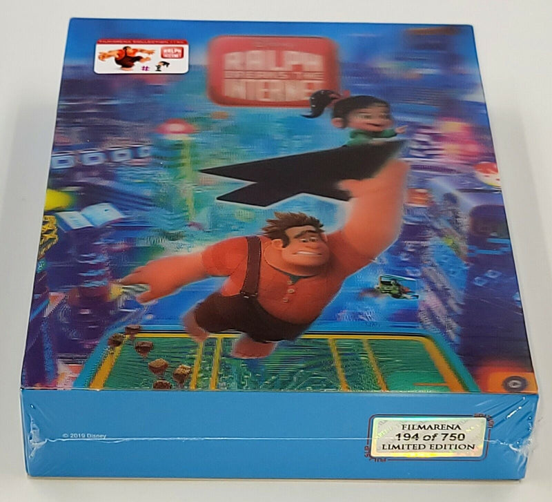 RALPH BREAKS THE INTERNET Blu-ray STEELBOOK [FILMARENA] XL DOUBLE LENTICULAR