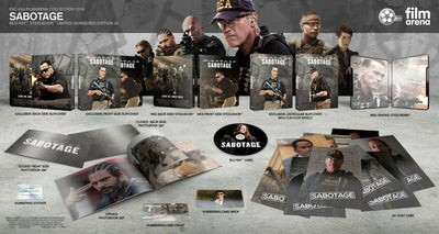 SABOTAGE Blu-ray STEELBOOK [FILMARENA] LENTICULAR