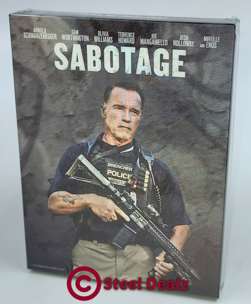 SABOTAGE Blu-ray STEELBOOK [FILMARENA] LENTICULAR