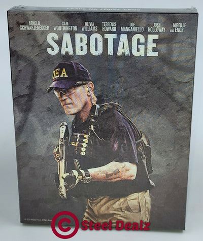 SABOTAGE Blu-ray STEELBOOK [FILMARENA] LENTICULAR