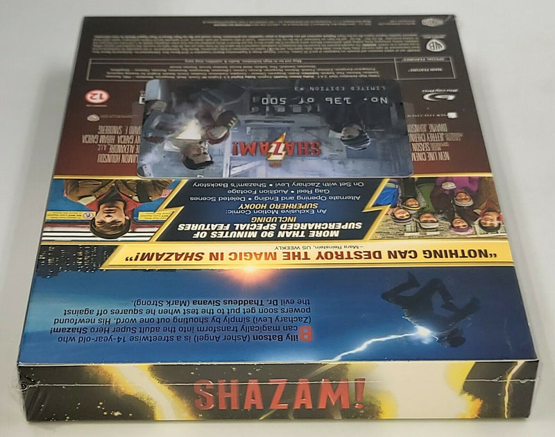 SHAZAM! Blu-ray STEELBOOK [FILMARENA] LENTICULAR