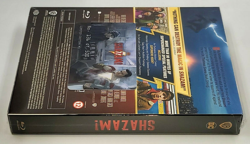 SHAZAM! Blu-ray STEELBOOK [FILMARENA] LENTICULAR