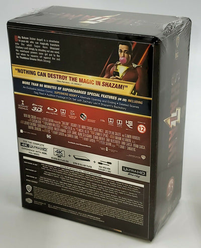 SHAZAM! [4K UHD + 3D + 2D] Blu-ray STEELBOOK SET [FILMARENA] HARDBOX EDITION <LOW #039/500>