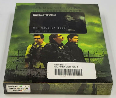 SICARIO Blu-ray STEELBOOK [FILMARENA] FULLSLIP