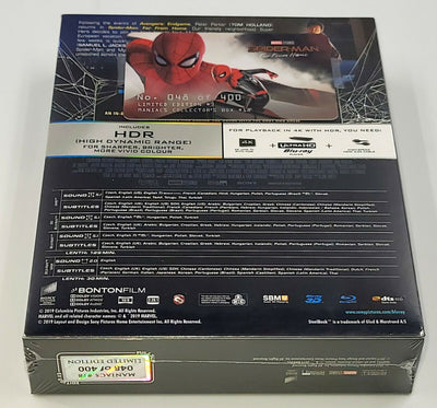 SPIDER-MAN FAR FROM HOME [4K UHD + 3D + 2D] Blu-ray STEELBOOK [FILMARENA] #048