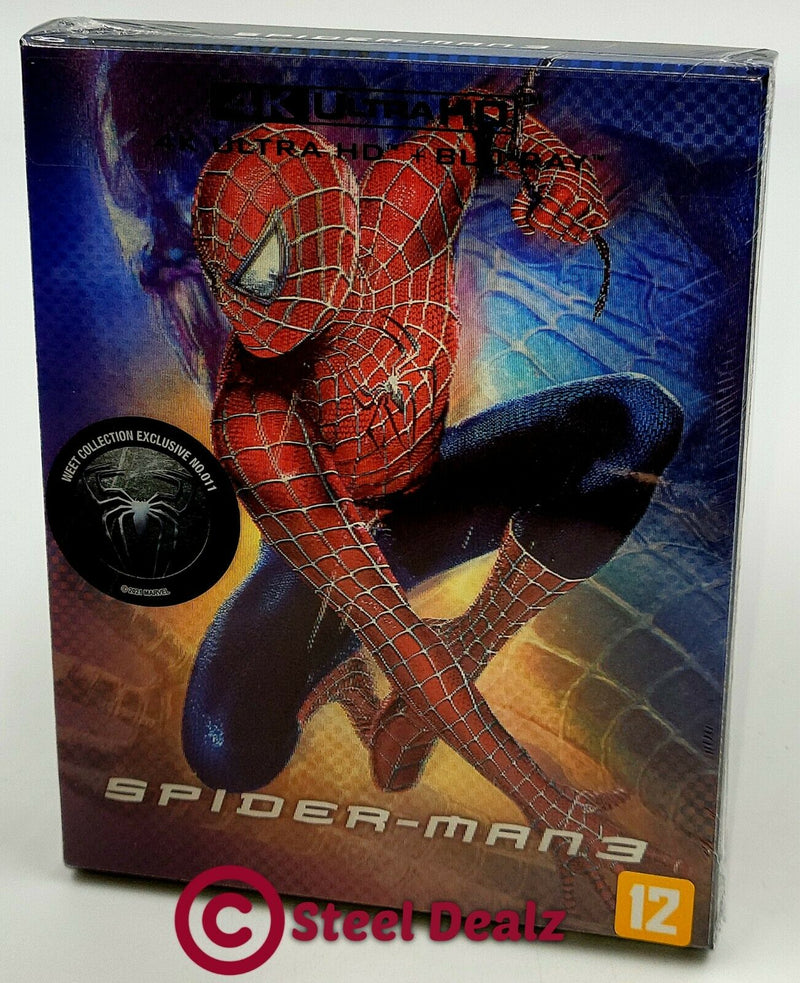 SPIDER-MAN 3 [4K UHD + 2D] Blu-ray STEELBOOK [THE WeET COLLECTION] LENTICULAR