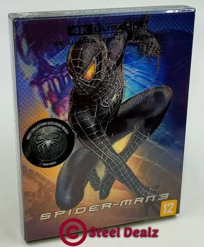 SPIDER-MAN 3 [4K UHD + 2D] Blu-ray STEELBOOK [THE WeET COLLECTION] LENTICULAR