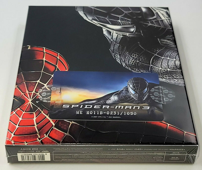 SPIDER-MAN 3 [4K UHD + 2D] Blu-ray STEELBOOK [THE WeET COLLECTION] LENTICULAR