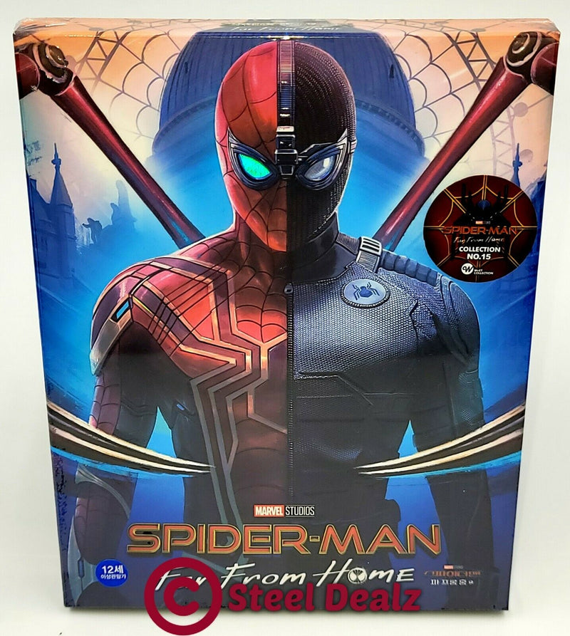 SPIDER-MAN FAR FROM HOME [2D + 3D + BD] Blu-ray STEELBOOK [THE WeET COLLECTION] FULLSLIP A3<