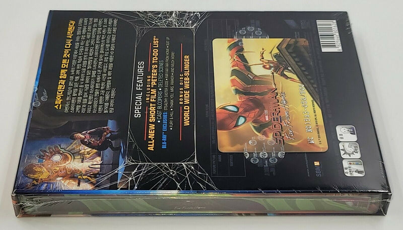 SPIDER-MAN FAR FROM HOME [2D + 3D + BD] Blu-ray STEELBOOK [THE WeET COLLECTION] FULLSLIP A3<