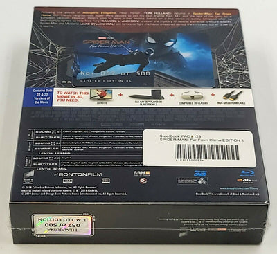 SPIDER-MAN FAR FROM HOME [2D + 3D] Blu-ray STEELBOOK [FILMARENA] XL FULLSLIP <#048/500>