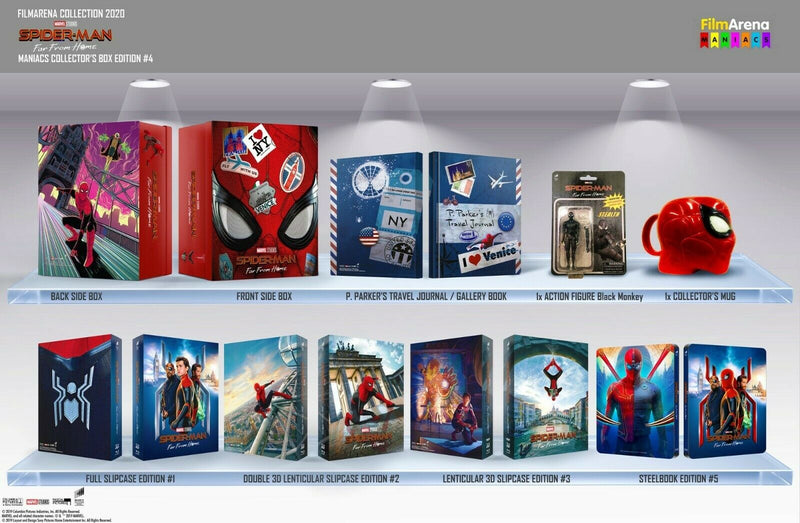 SPIDER-MAN FAR FROM HOME [4K + 3D + 2D] Blu-ray STEELBOOK BOXSET [FILMARENA] <LOW 