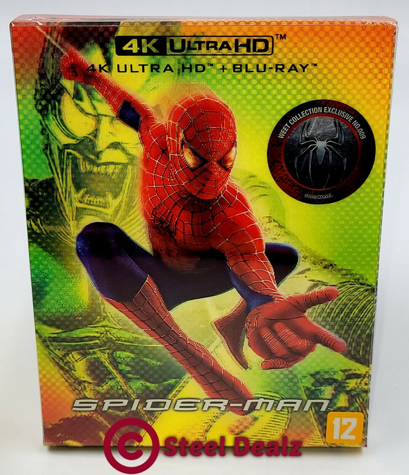 SPIDER-MAN [4K UHD + 2D] Blu-ray STEELBOOK [THE WeET COLLECTION] LENTICULAR