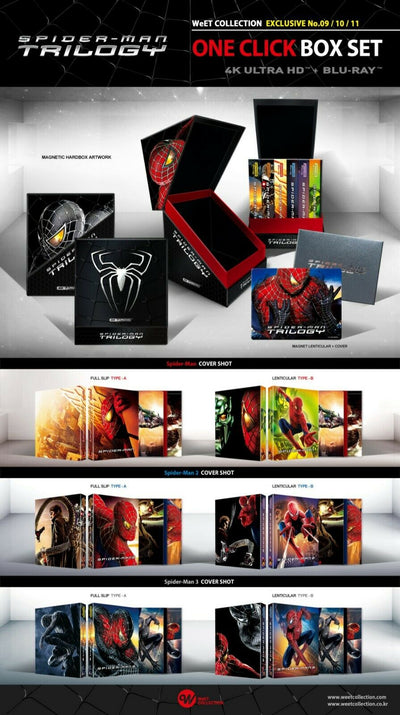 SPIDER-MAN TRILOGY [4K UHD + 2D] Blu-ray STEELBOOK BOXSET [WeET COLLECTION] #031