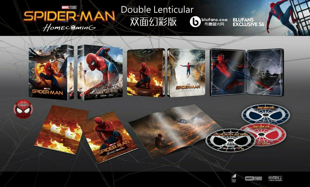 Spider-Man into the Spider-Verse Blufans Double high quality Lenticular