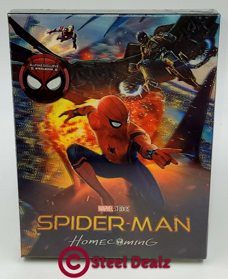 SPIDER-MAN HOMECOMING [4K UHD + 3D + 2D] Blu-ray STEELBOOK [BLUFANS] DOUBLE LENTICULAR